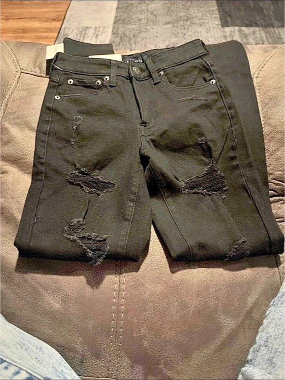 Aeropostale High Rise Jegging Black Size 0R NWT